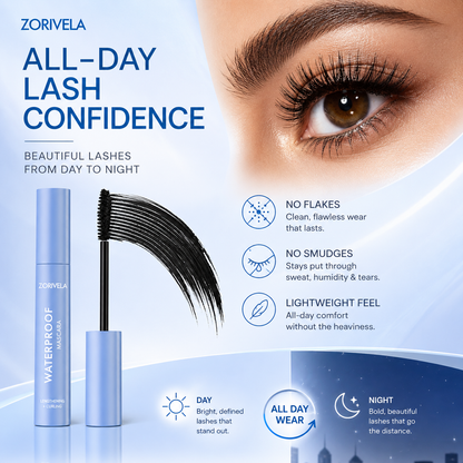 LAST DAY - BUY 1 GET 1 FREE💜Waterproof Curling & Lengthening Mascara