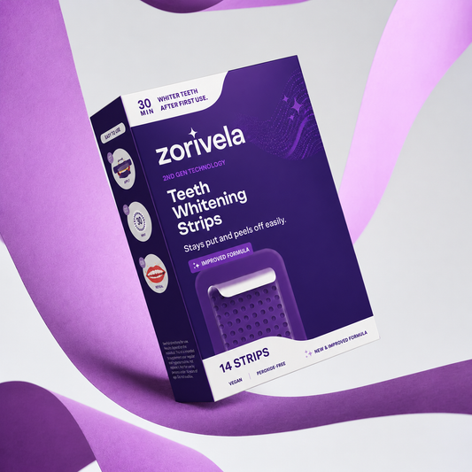 Zorivela®  whitening strips – Whiten Faster, Smile Brighter