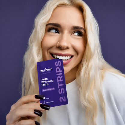 Zorivela®  whitening strips – Whiten Faster, Smile Brighter