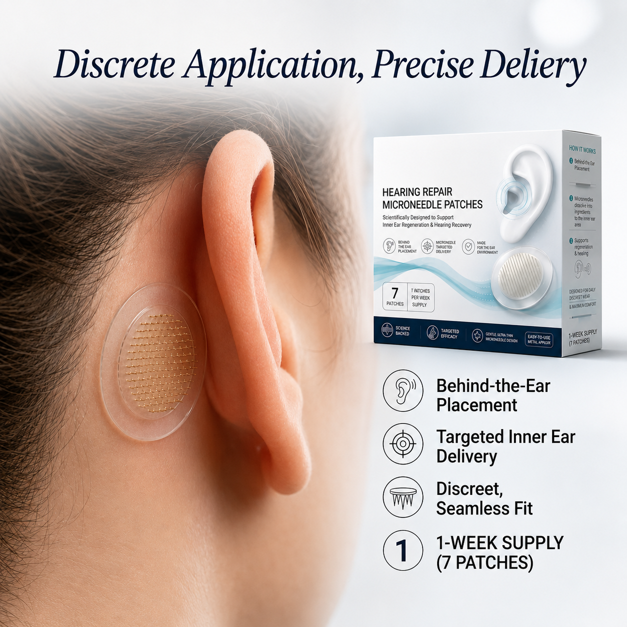 Hearing Repair Microneedle Patches