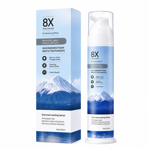 Niacinamide Foaming Charcoal Toothpaste